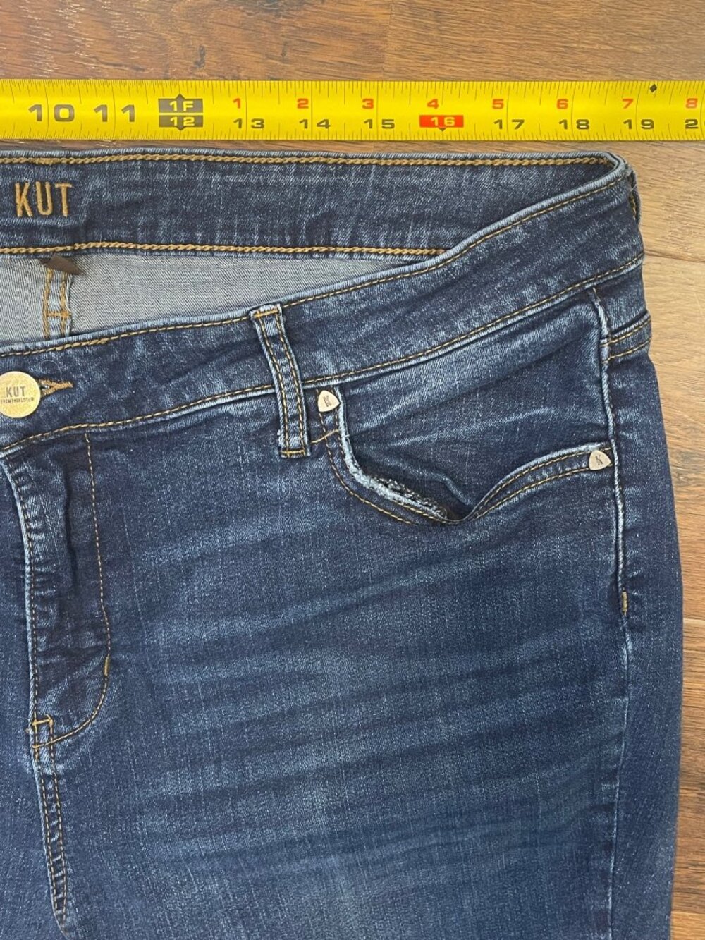 Kut from the Kloth Skinny Jeans Sz 20W - Picture 6 of 10